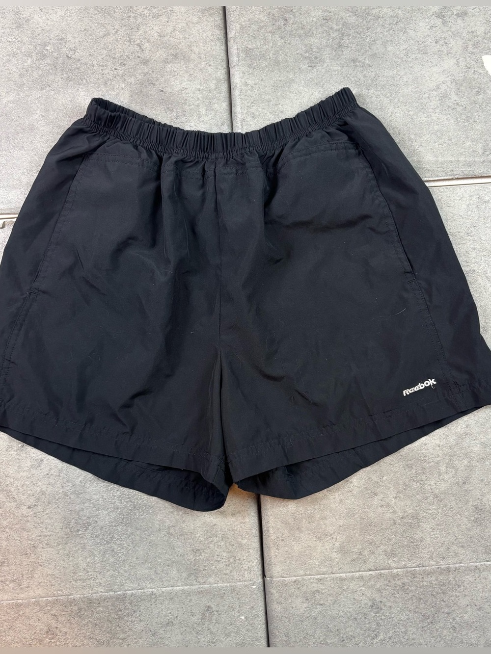 Vintage 90s black reebok athletic shorts